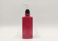 Κόκκινη συσκευασία της PET μπουκαλιών 500ml τετραγωνική για τα προϊόντα πηκτωμάτων ντους σαμπουάν