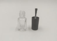 5ml 10ml καλλυντική μαύρη βούρτσα ΚΑΠ μπουκαλιών καρφιών πολωνική με το υψηλό διαφανές σώμα