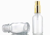 5ml - καλλυντικά μπουκάλια γυαλιού 100ml με χρυσό Dropper ΚΑΠ κουμπιών ώθησης ασφαλίστρου