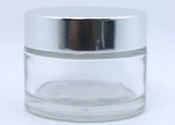 50ml διαφανή καλλυντικά μπουκάλια γυαλιού για την του προσώπου συσκευασία κρέμας