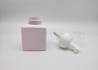 Ρόδινα πλαστικά καλλυντικά μπουκάλια 250ml PET με την αντλία αφρού