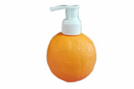 Πορτοκαλιά πλαστικά καλλυντικά μπουκάλια 250ml για τη μορφή φρούτων προσοχής μωρών λοσιόν