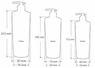 Της PET πλαστικά μπουκάλια 500ml σαμπουάν συνήθειας καλλυντικά με την αντλία λοσιόν