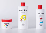 500ml Sanitizer πλυσίματος χεριών τα πλαστικά καλλυντικά μπουκάλια καθαρίζουν το λευκό με την αντλία