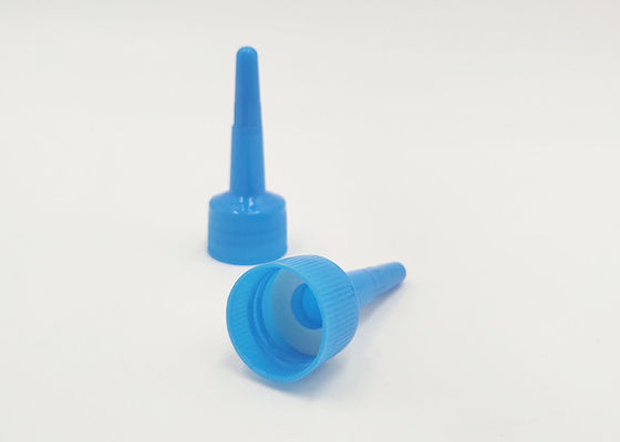 24410 / 28410 μπλε πλαστικά καλλυντικά καπάκια για την πλαστική συσκευασία πλυσίματος των πιάτων βιδών