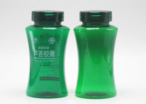 συσκευάζοντας μπουκάλια υγειονομικής περίθαλψης 5oz 150cc πράσινα PET πλαστικά με το κτύπημα τοπ ΚΑΠ