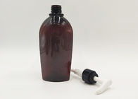 Ηλέκτρινα καλλυντικά μπουκάλια συνήθειας της PET μορφής χρώματος επίπεδα για Sanitizers χεριών