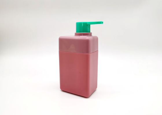 Ρόδινα HDPE 100ml 250ml πλαστικά μπουκάλια με την αντλία λοσιόν