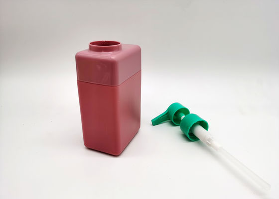 Ρόδινα HDPE 100ml 250ml πλαστικά μπουκάλια με την αντλία λοσιόν