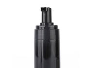 100ml λαμπρά μαύρα πλαστικά καλλυντικά μπουκάλια αντλιών αφρού