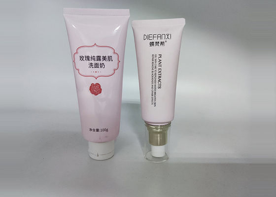100ml πλαστικοί καλλυντικοί σωλήνες χρώματος συνήθειας με την αντλία λοσιόν